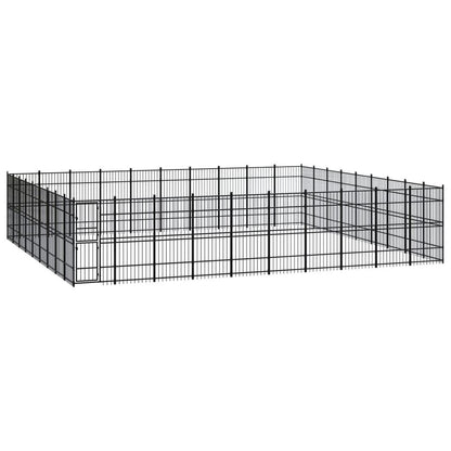 Outdoor Dog Kennel Steel 8.29 m� V067940943