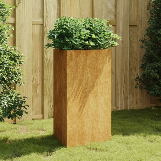 vidaXL Garden Planter 50x43x75 cm Corten Steel S0671265084