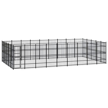 Outdoor Dog Kennel Steel 8.29 m� V067940938