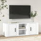 vidaXL TV Cabinet White 100x31.5x35 cm Engineered Wood V0671393601