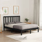 vidaXL Bed Frame Grey Solid Wood 180x200 cm Super King Size S0671026083