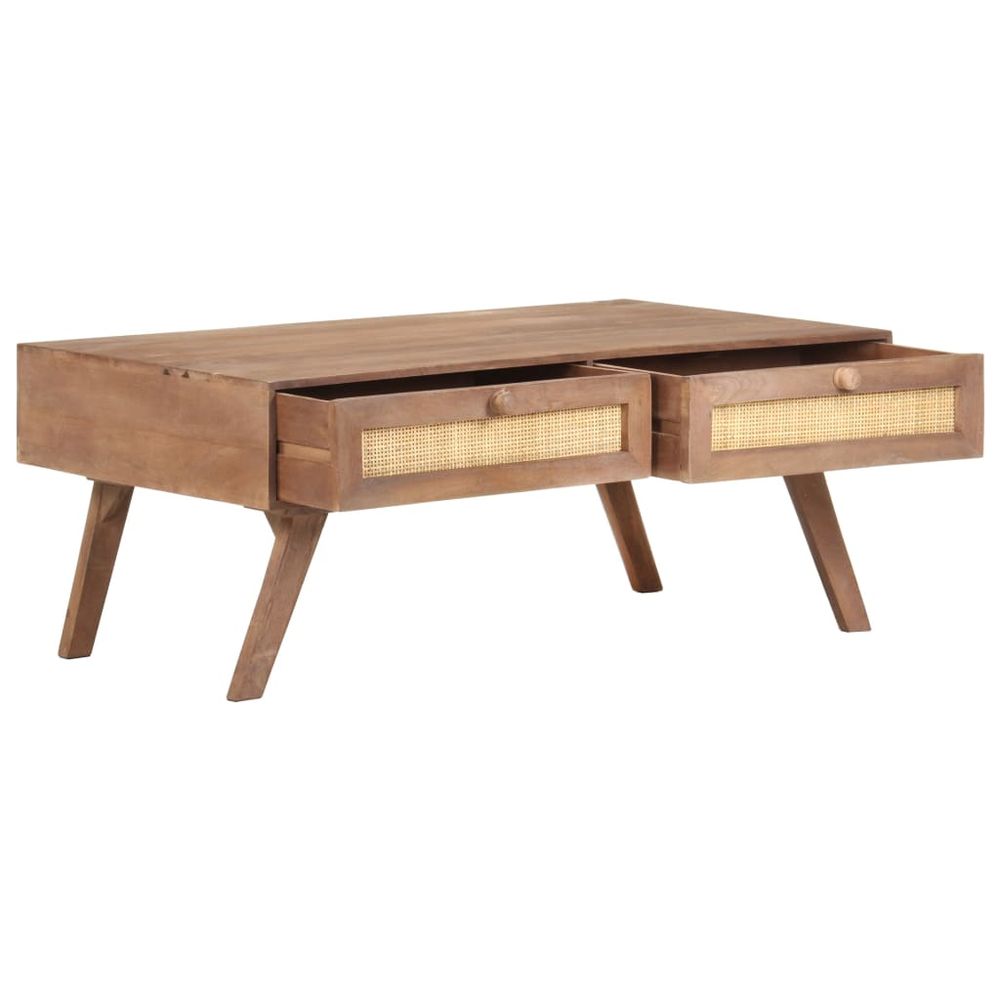 Coffee Table 100x60x40 cm Solid Mango Wood S069807945