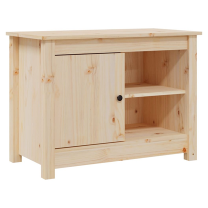 vidaXL TV Cabinet 70x36.5x52 cm Solid Wood Pine S0671056314