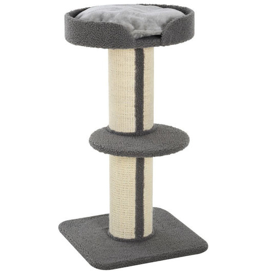 91cm Cat Tree Kitten Activity Center Tower Scratching Post Lamb Cashmere Perch S0671071116