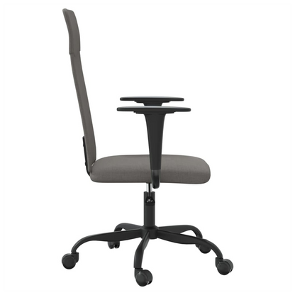 vidaXL Office Chair Dark Grey Fabric S0671359013