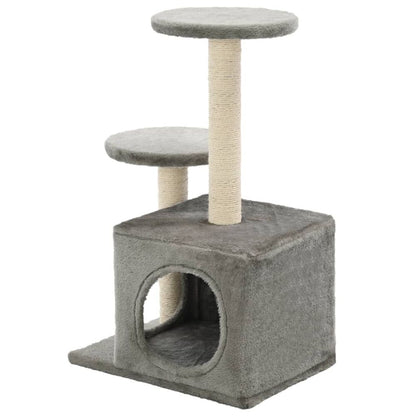 Cat Tree with Sisal Scratching Posts 60 cm S069789353