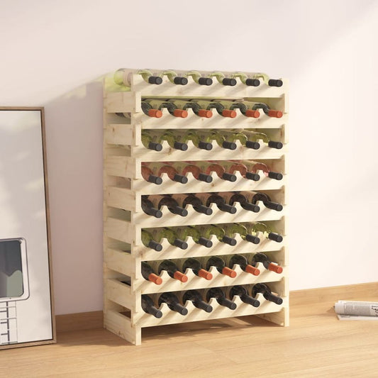 Wine Rack 65x29x90 cm Solid Wood Pine S0671077487