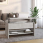 Coffee Table Smoked Oak 80x50x40 cm Engineered Wood S0671027431