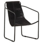 Relaxing Armchair Black Real Leather V069824256