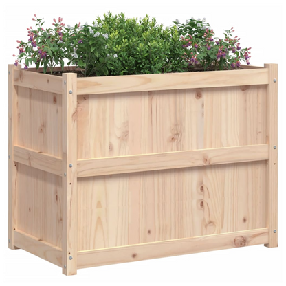 vidaXL Garden Planter 90x50x70 cm Solid Wood Pine S0671381290