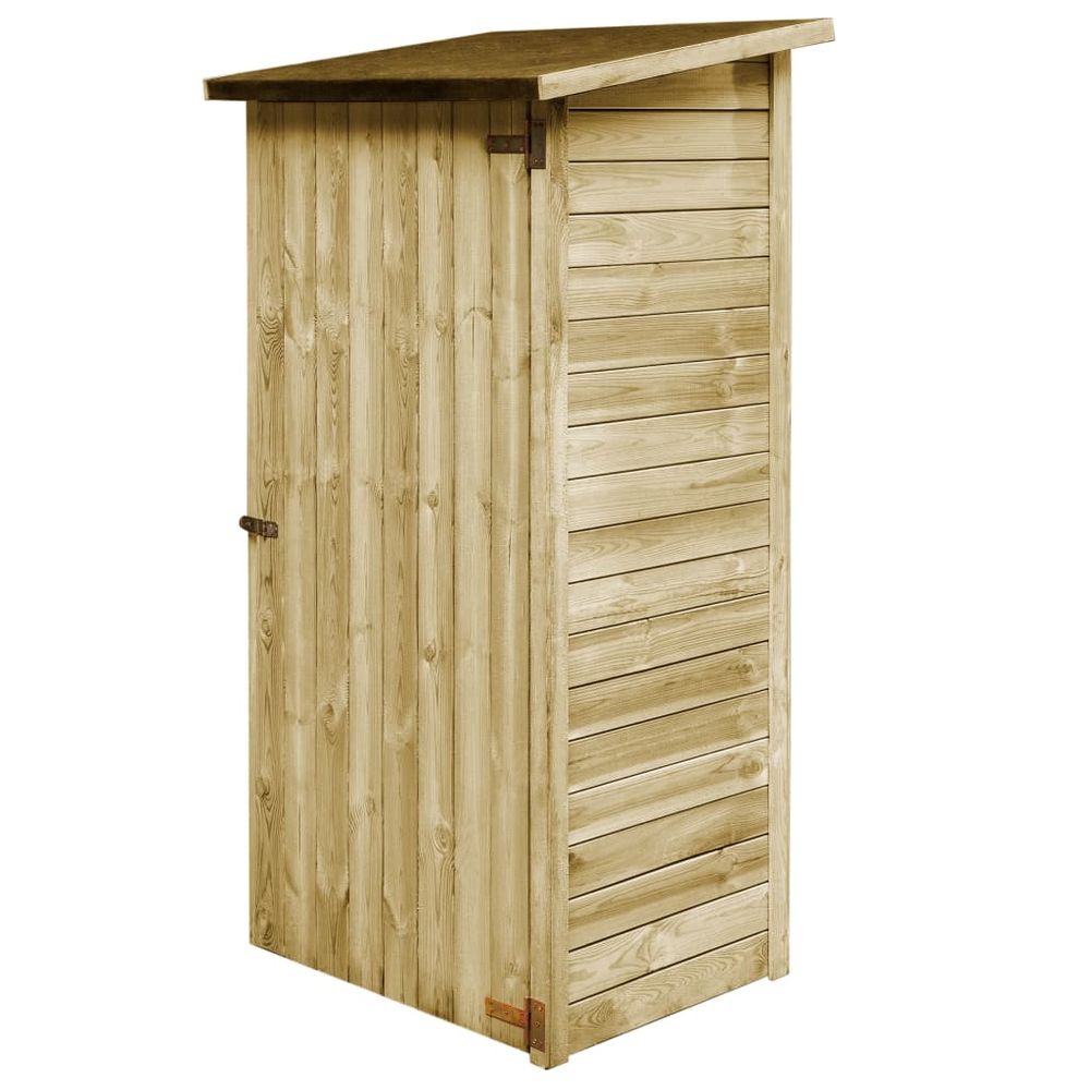 Garden Tool Shed Impregnated Pinewood 88x76x175 cm V0671186775