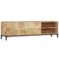 TV Cabinet 145x30x41 cm Solid Mango Wood S0671175018