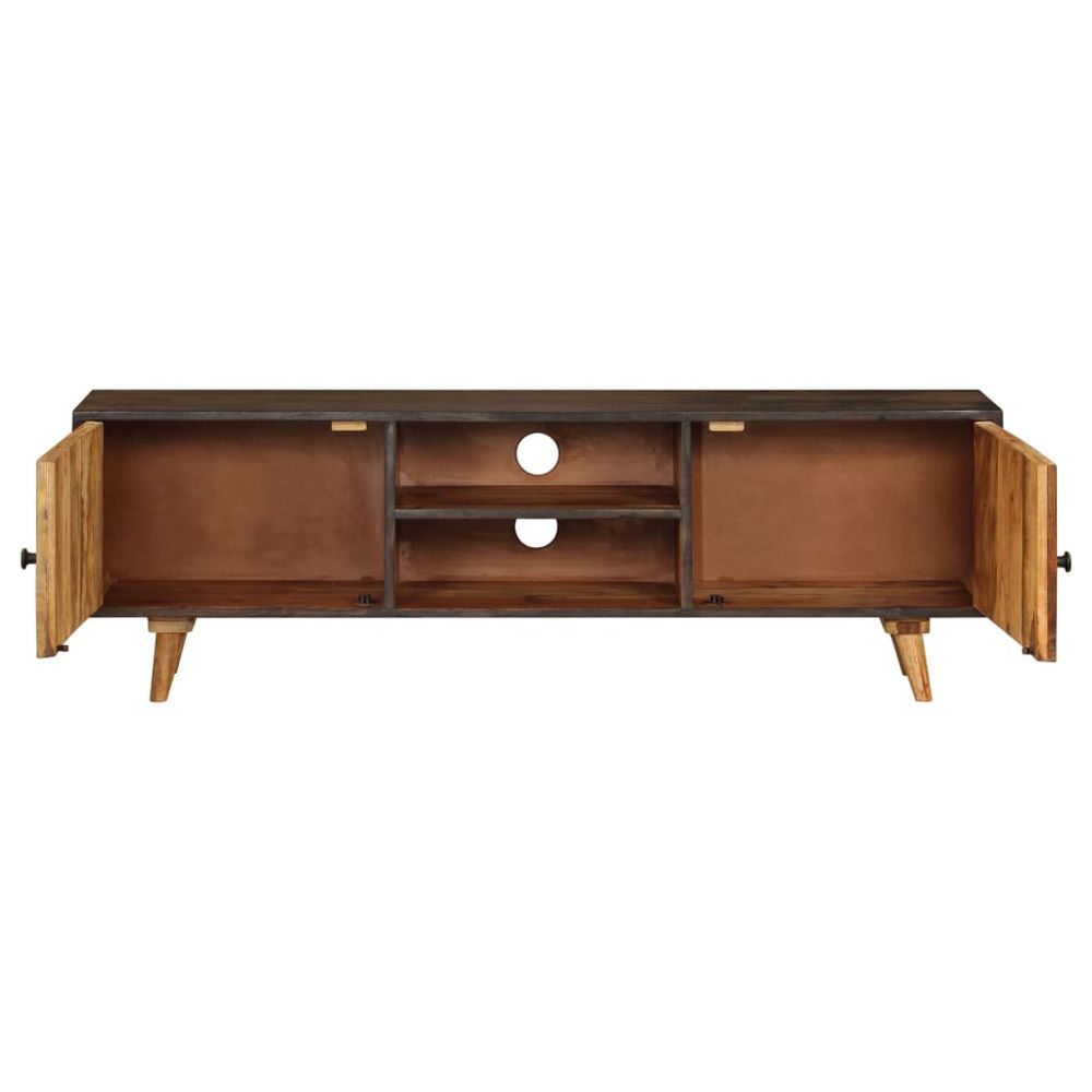 vidaXL TV Cabinet Solid Mango Wood 140x30x45 cm S0671177236