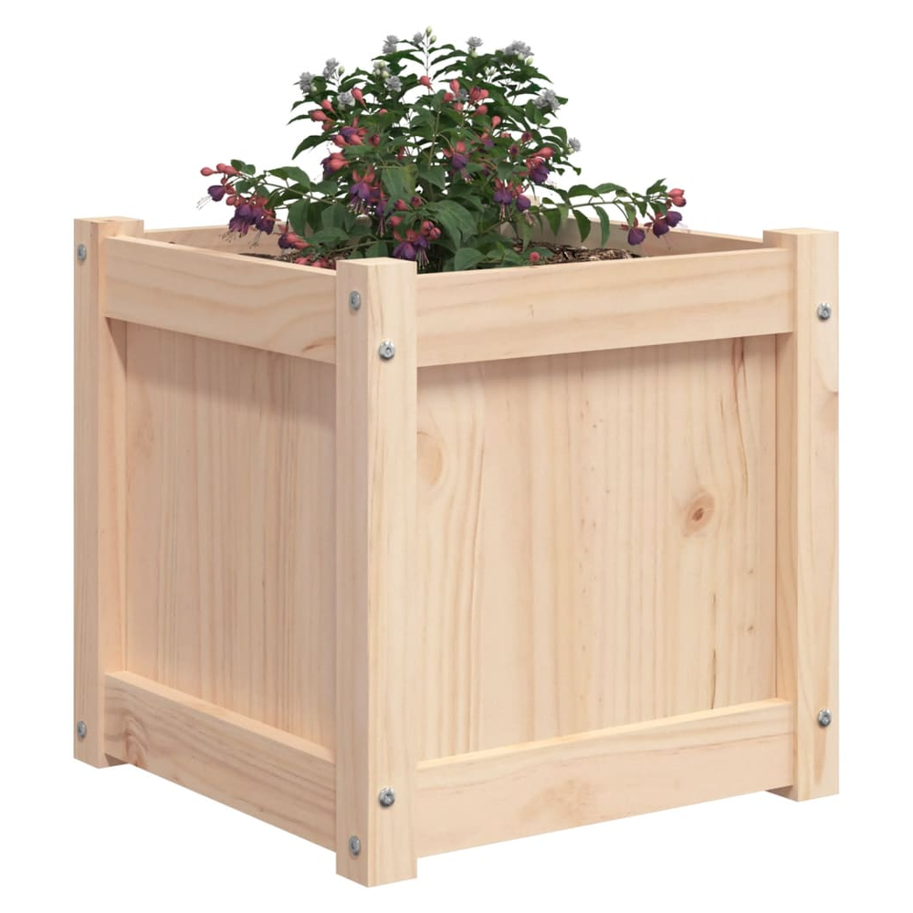 vidaXL Garden Planters 2 pcs Solid Wood Pine S0671384791