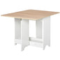 Drop-Leaf Dining Table Folding Desk Bar Table with Storage Shelf S0671079984