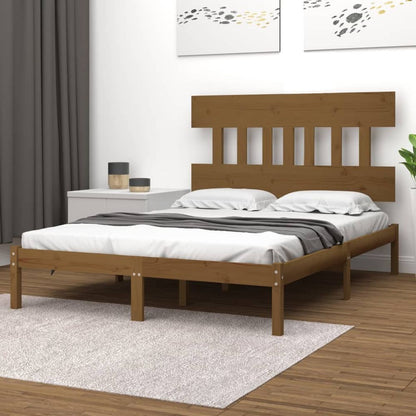 vidaXL Bed Frame Solid Wood 75x190 cm Small Single S0671030033