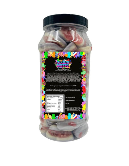 Jelly Filled Skulls Jellies Gummy Retro Sweets Gift Jar