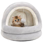 vidaXL Cat Bed 40x40x35 cm Grey and Cream V067939834