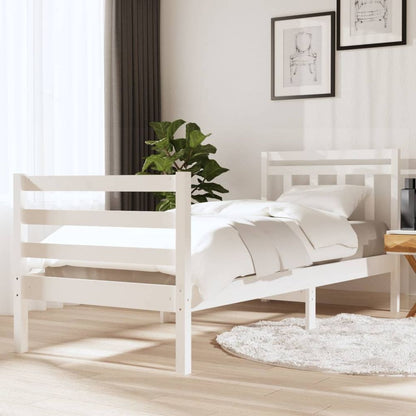 Bed Frame Solid Wood 75x190 cm to 200 x 200 cm V067942746