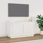 vidaXL TV Cabinet White 80x35x45 cm Engineered Wood S0671162658