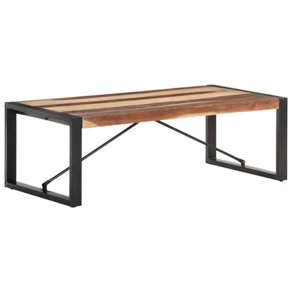 vidaXL Coffee Table 120x60x40 cm Rough Mango Wood V0671367439