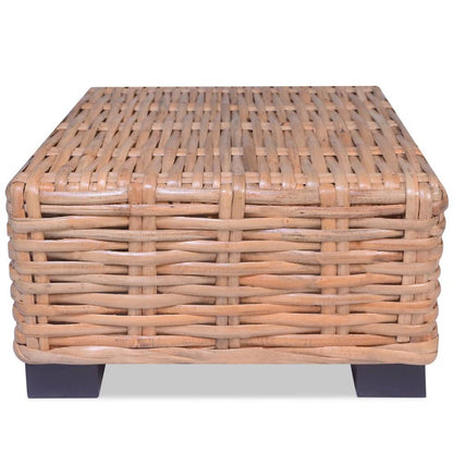 Coffee Table Natural Rattan 45x45x30 cm S069791213