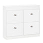 Shoe Cabinet with 4 Flip Drawers Storage Cupboard with Adjustable Shelf HOMCOM S0671079940