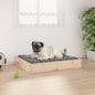 Dog Bed 61.5x49x9 cm Solid Wood Pine V0671052302