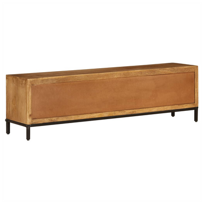 vidaXL TV Cabinet Solid Mango Wood 140x30x40 cm S0671168899