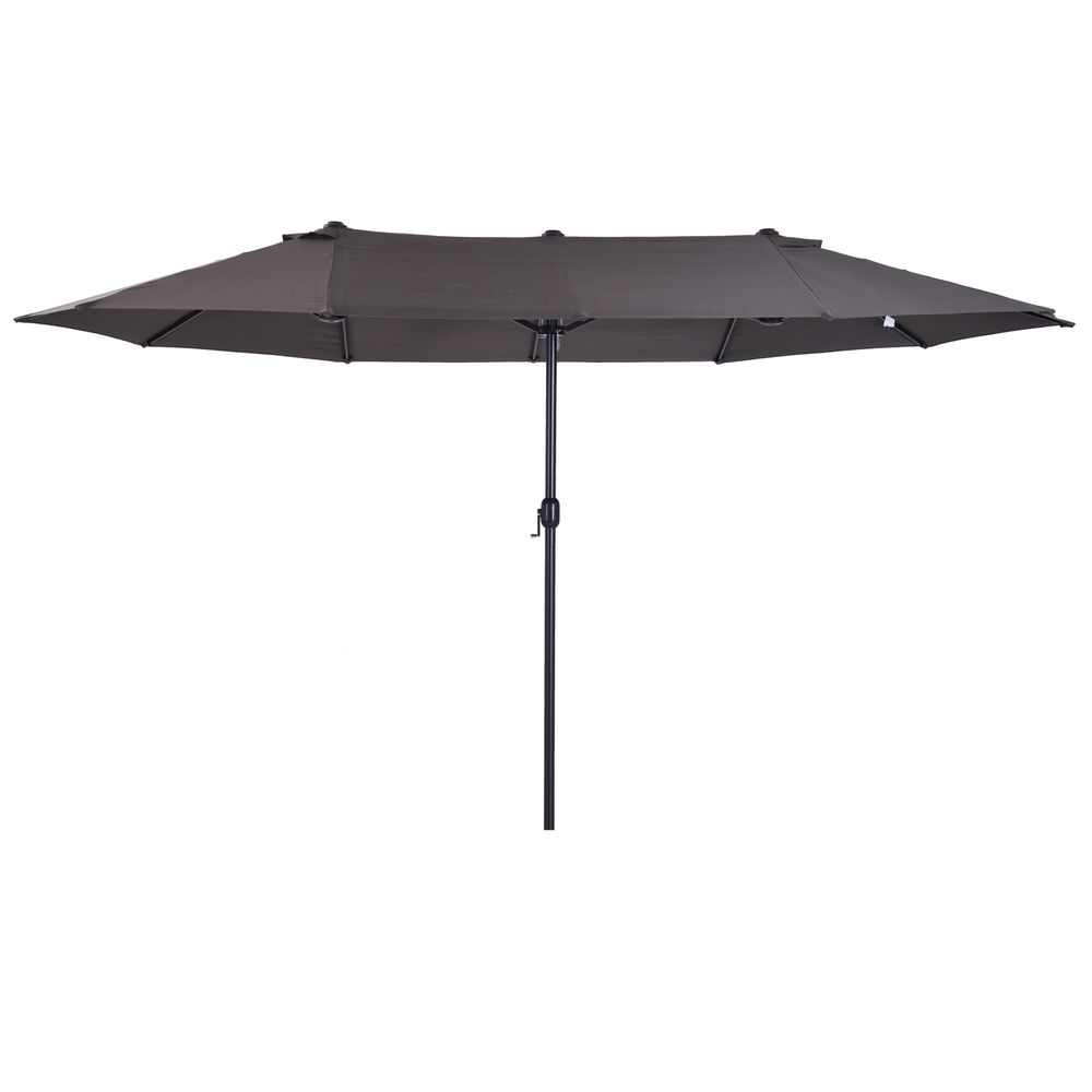 4.6m Double-Sided Patio Parasol Sun Umbrella V067942469