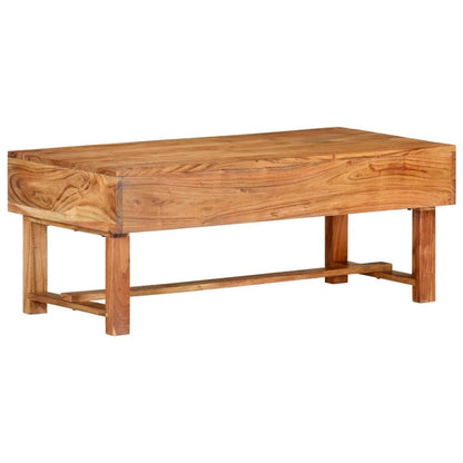 Coffee Table 100x50x40 cm Solid Acacia Wood S069807629