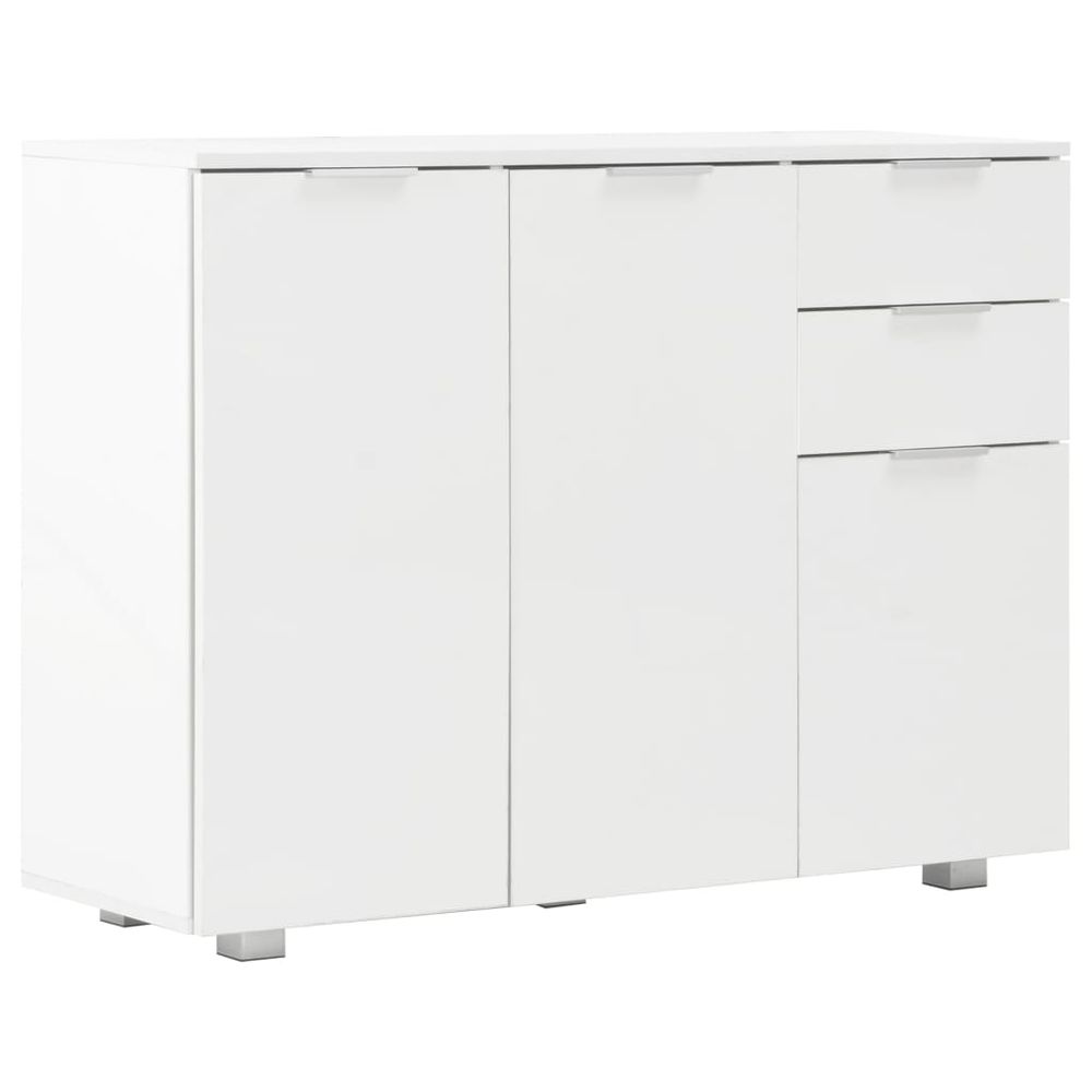 Sideboard High Gloss White 107x35x76 cm S069795381