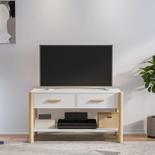 vidaXL TV Cabinet White 82x38x45 cm Engineered Wood S0671093950