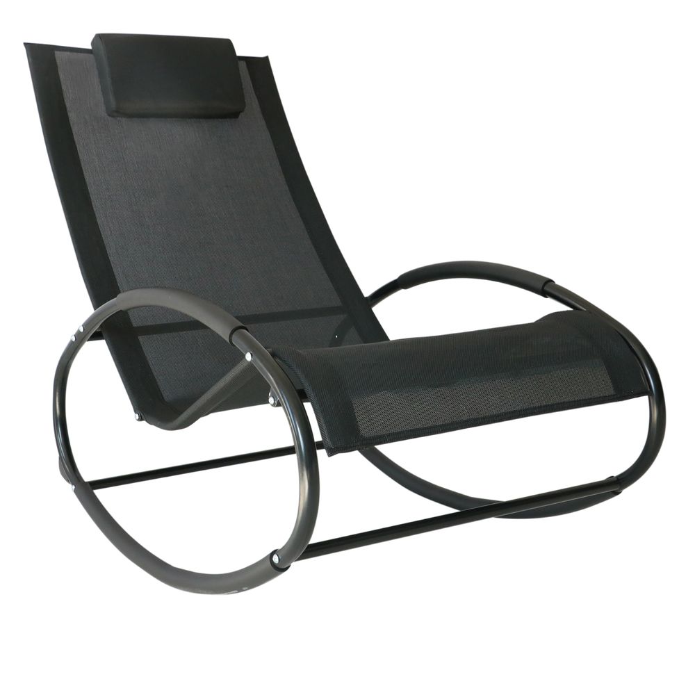 Outsunny Orbital Zero Gravity Rocking Chair, 88H cm S0671072102