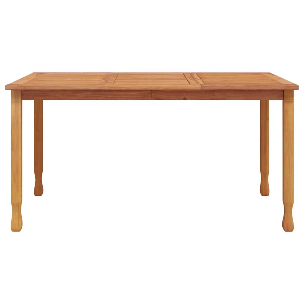 Garden Dining Table 150x90x75 cm Solid Wood Teak S0671174208