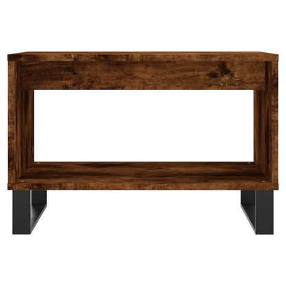 vidaXL Coffee Table Smoked Oak 60x50x40 cm Engineered Wood S0671257004