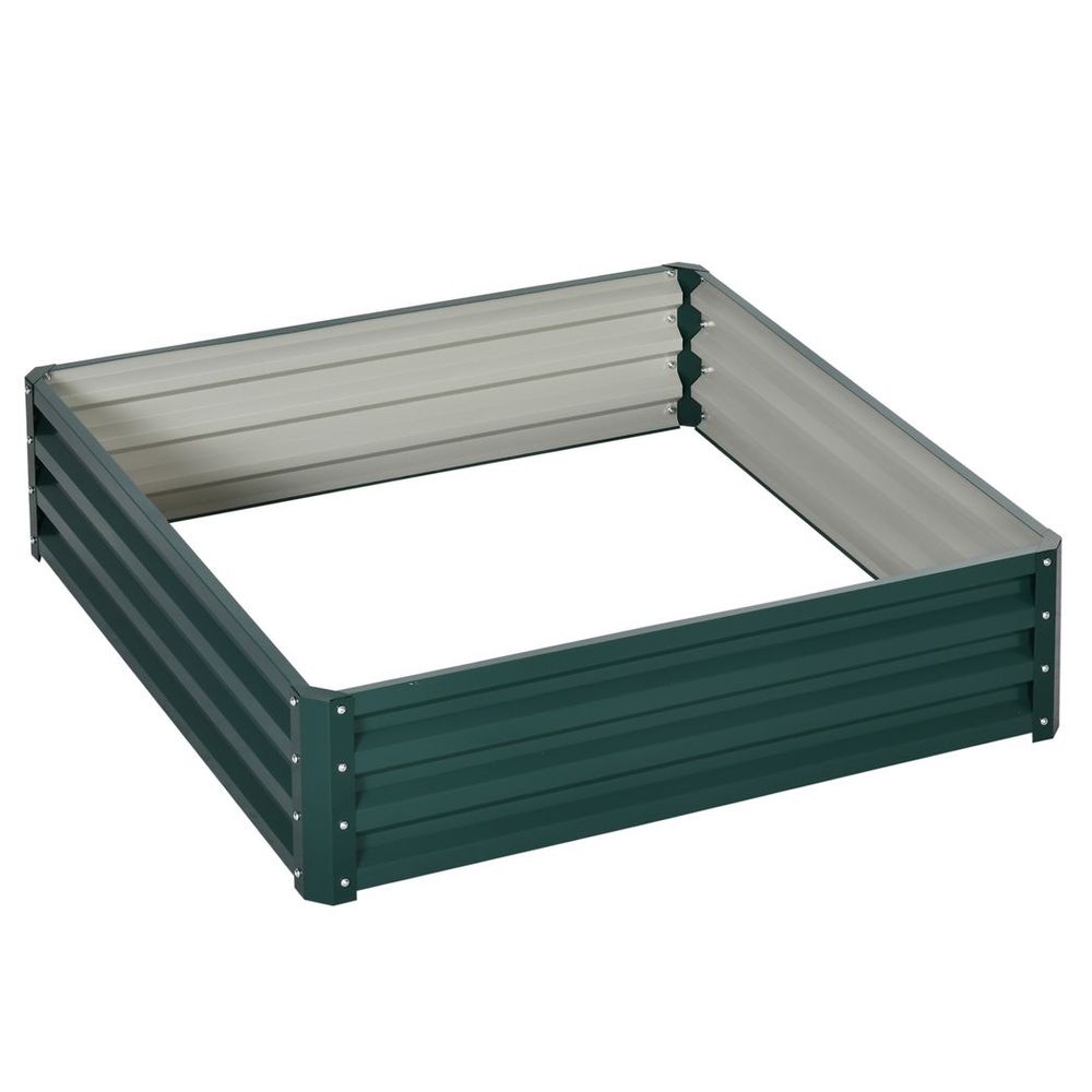 Raised Garden Bed Gardner Frame Outdoor Planter Kit Flower Vegetables Green S0671114988