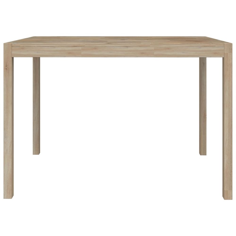 Dining Table 110x70x75 cm Solid Wood Acacia S0671093159