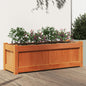 vidaXL Garden Planter Wax Brown 90x31x31 cm Solid Wood Pine S0671394901