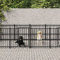 Outdoor Dog Kennel Steel 388 x 193.5 x 100 cm to 976 x 198 x 128 cm V0671100176