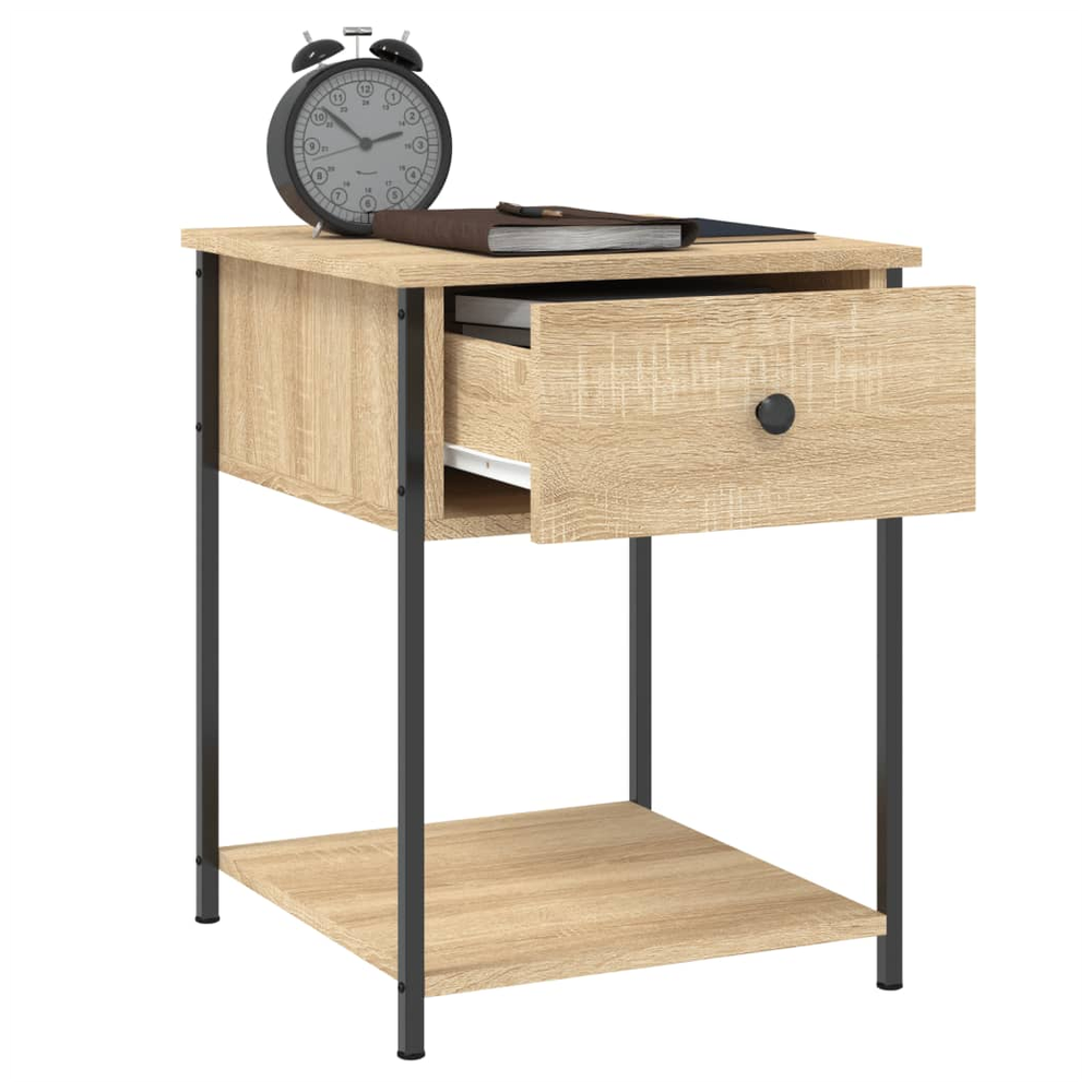 vidaXL Bedside Tables 2 pcs Sonoma Oak 44x45x58 cm Engineered Wood S0671258684