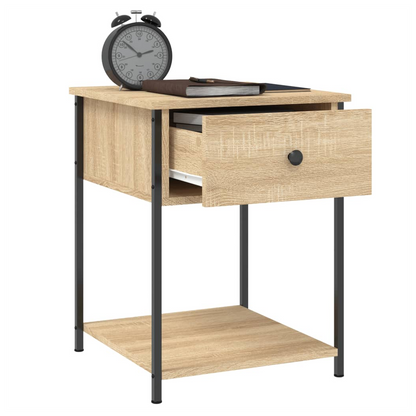 vidaXL Bedside Tables 2 pcs Sonoma Oak 44x45x58 cm Engineered Wood S0671258684