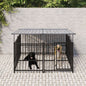 Outdoor Dog Kennel Steel 194 x 193.5 x 100 cm to 976 x 198 x 128 cm V0671110490