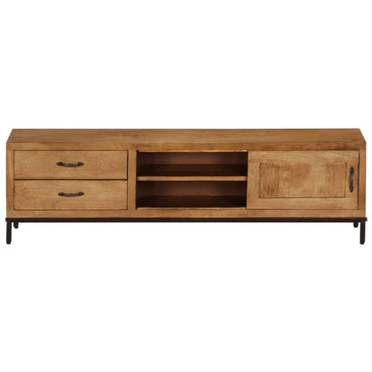 vidaXL TV Cabinet Solid Mango Wood 140x30x40 cm S0671168899