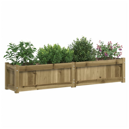 vidaXL Garden Planters 2 pcs Impregnated Wood Pine S0671381167