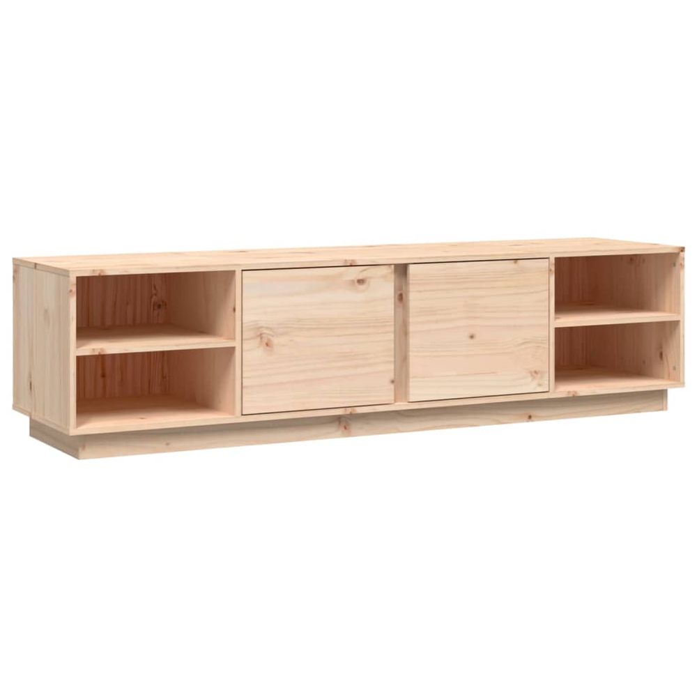 vidaXL TV Cabinet 156x40x40 cm Solid Wood Pine V0671393305