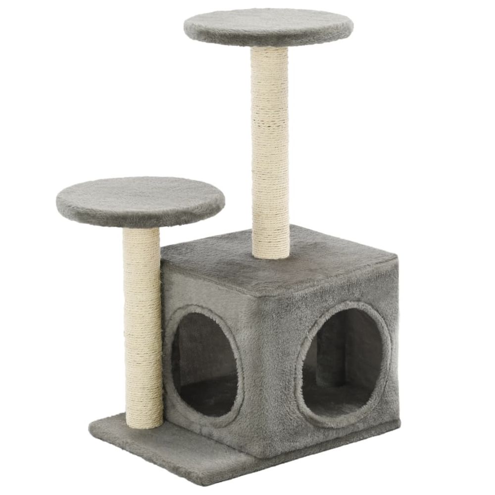 Cat Tree with Sisal Scratching Posts 60 cm S069789353