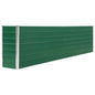 Raised Garden Bed 160x80x77 cm Galvanised Steel Green S069811468