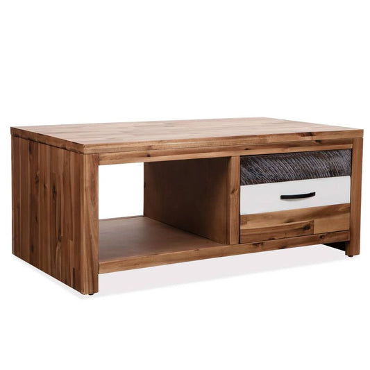 Coffee Table Solid Acacia Wood 90x50x37.5 cm S069791660