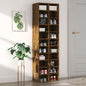 vidaXL Shoe Cabinet Sonoma Oak 54x34x183 cm Engineered Wood S0671027153